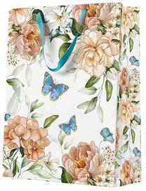 Dovanų maišelis Paw Decor Collection Blue Butterfly, 30 cm x 41 cm x 12 cm, įvairių spalvų
