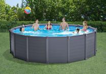 Baseinas karkasinis Intex 28382NP, pilkas, 478 x 124 cm, 16805 l