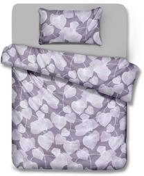 Patalynės užvalkalų komplektas Restilo Basic, violetinis, 135 x 200 cm