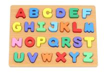 Attīstoša rotaļlieta Alphabet, 0.5 cm, daudzkrāsaina