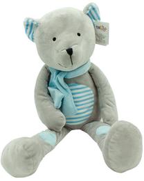 Pliušinis žaislas Axiom Bear Eryk, mėlyna sp., 33 cm