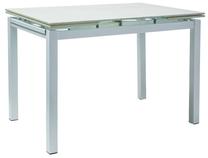 Stalas išskleidžiamas, balta sp., 170 cm x 74 cm x 76 cm