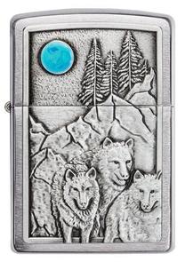 Šķiltava Zippo Lighter 49295, sudraba krās.