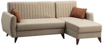 Sofa-lova Hanah Home Alkon 730MST1302, smėlio sp., 130 x 223 cm x 86 cm