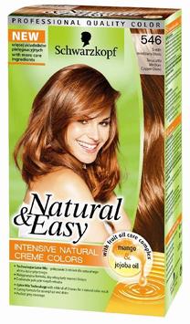 Matu krāsa Schwarzkopf Natural & Easy, terracotta medium copper blond krās., Terracotta Medium Copper Blond 546