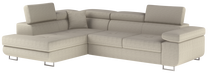 Kampinė sofa Anton Jarell 18, smėlio sp., kairinė, 202 x 275 cm x 85 cm