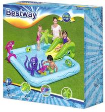 Надувная игровая площадка Bestway Aquarium, 239 см x 206 см, зеленый цв./розовый цв./голубой цв.