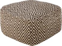 Pufas Beliani Manisa, ruda sp./smėlio sp., 60 cm x 60 cm x 40 cm