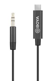 Adapteris Boya BY-K2 3.5 mm male, USB Type-C, 0.2 m