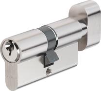 Cilindras Abus KE50N, europinio (din) standarto, 30 mm, pilka sp.