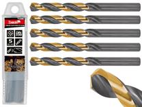 Metalo grąžtų rinkinys Tvardy T02110, metalas, hss-tin, cilindrinis, 11 mm x 12 cm