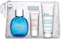 Kūno priežiūros rinkinys Clarins Eau Ressourcante Set, 4 vnt.