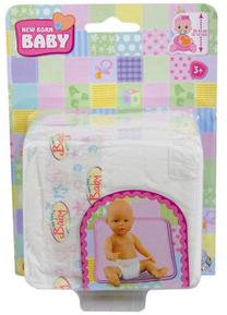 Набор для ухода за куклой Simba New Born Baby 5561906, белый цв.