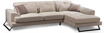 Kampinė sofa Hanah Home Frido 560ARE1168, kreminė sp., dešininė, 190 x 308 cm x 92 cm