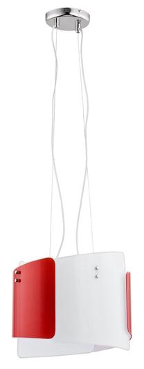 Šviestuvas kabinamas Alfa Kris Red White, E27, 2 x 60 W