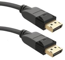 Laidas Qoltec, Displayport, 1 m, juoda sp.