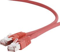 Провод Gembird RJ-45 S/FTP Cat6A LSZH RJ-45 8P8C, RJ-45 8P8C, 3 м, красный цв.