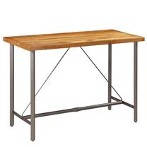 Baro stalas VLX 245805, ruda sp., 150 cm x 70 cm x 106 cm