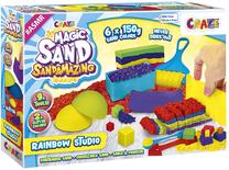 Modeļu smiltis Craze Sand Sandamazing Rainbow Studio, daudzkrāsaina