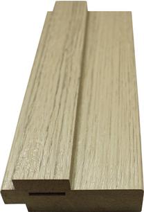 Durvju aploda Omic, 202.4 cm x 8 cm x 3.3 cm, ozola krās./balts krās.