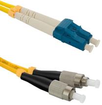 Laidas Qoltec LC/UPC, FC/UPC, 1 m, geltona sp.