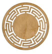 Stalo padėkliukas Hermia Labyrinth Honey, 36 cm x 36 cm x 36 cm, 6 vnt., Geltona sp.