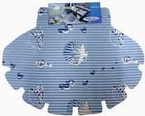 Коврик для ванной Baltic Aqua, синий цв., 64 см x 50 см