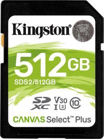 Atminties kortelė Kingston SDS2, 512 GB, 100 Mb/s - 85 Mb/s