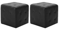 Pufas VLX Pouffe 60740, juoda sp., 30 cm x 30 cm x 30 cm