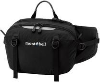 Krepšys ant juosmens Montbell Trail Lumbar Pack 4, juoda sp., 4 l