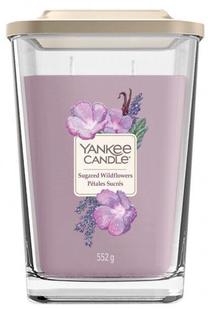 Žvakė, aromatinė Yankee Candle Elevation Collection Sugared Wildflowers, 80 h, 552 g, violetinė sp.