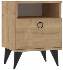 Naktinis staliukas Kalune Design Barlo Sapphire, medžio sp., 55 cm x 40 cm x 36.8 cm