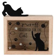 Taupyklė 4Living Cat, juoda sp./medžio sp., 7 cm x 22 cm x 22 cm, 0.32 kg