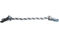 Žaislas šuniui, virvinis Flamingo Jim Cord 522708, 115 cm, mėlyna sp./balta sp./pilka sp., 115 cm