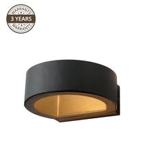 Õue seinavalgusti Domoletti Eagle ELED-634A, 6W, LED, IP54, must v., 6.5 cm x 17 cm