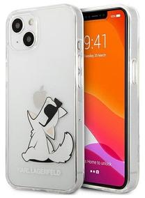 Telefono dėklas Karl Lagerfeld Choupette Eat, balta sp., Apple