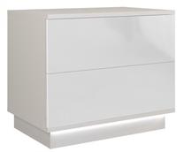 Naktinis staliukas Sela S2, balta sp., 47 cm x 35 cm x 55 cm
