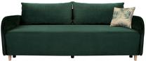 Sofa-lova Lajona, žalia sp., 204 x 106 cm x 87 cm