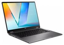 Nešiojamas kompiuteris Asus VivoBook 14 Flip OLED, Intel Core Ultra 7 258V, 32 GB, 1 TB, 14 ", Intel Arc Graphics, pilka, anglų (us)