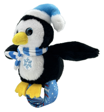 Rotaļu dzīvnieks putns HAPPY YAPPERS Penguin 9386, balta krās./melna krās.