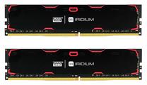 Operatyvioji atmintis (RAM) Goodram IRIDIUM Black IR-2133D464L15S/16GDC, DDR4, 16 GB, 2133 MHz
