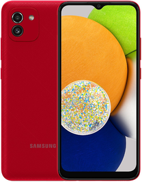 Mobilais telefons Samsung Galaxy A03, 64 GB, sarkana krās.