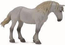 Фигурка-игрушка Collecta Percheron Mare 88702, 18 см, серый цв.