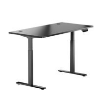 Kompiuterio stalas reguliuojamo aukščio Up Up Bjorn B-57051PT/B-ED22-80M, 150 cm x 75 cm, 72 - 120 cm, juoda sp.