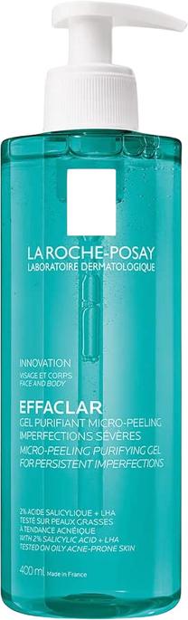 Veido prausimosi gelis La Roche Posay Effaclar Micro-Peeling, 400 ml
