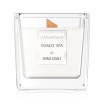 Свеча, ароматическая Allvernum Forest Spa, 30 час, 100 г, белый цв.