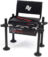 Žvejybinė dėžė Nytro Impax Comfibox CB2 Backrest, juoda sp.