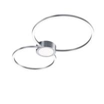 Šviestuvas lubų Trio Hydra 676290307, LED, 3000 °K, 1 x 28 W, balta sp. / nikelio sp.