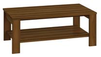 Žurnalinis staliukas ML Meble, 115 cm x 64 cm x 46 cm