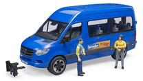 Žaislinis autobusas Bruder Mercedes Benz Sprinter Transfer 02670, 1:16, mėlyna sp.